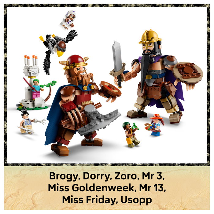 LEGO ONE PIECE Dorry vs. Brogy: Gigantes de Little Garden 75644