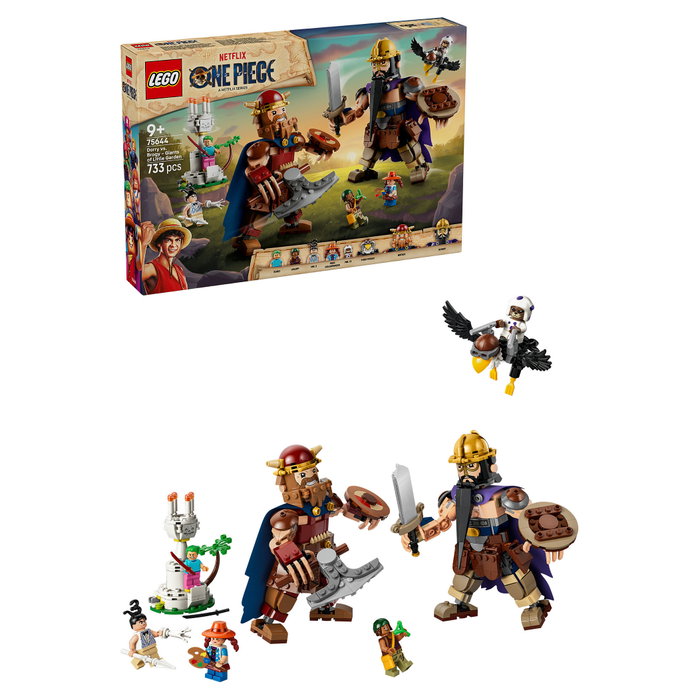 LEGO ONE PIECE Dorry vs. Brogy: Gigantes de Little Garden 75644