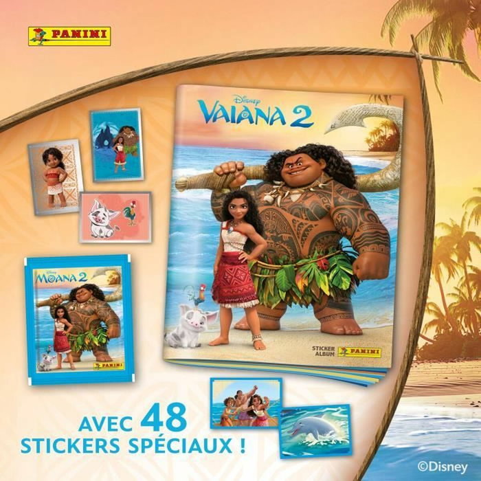 Panini Álbum Vaiana 2 con 192 Cromos (48 Brillantes) Panini Álbum Vaiana 2 con 192 Cromos (48 Brillantes)