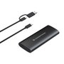 Conceptronic DANTE04B Carcasa Externa para SSD M.2 SATA/NVMe USB-C