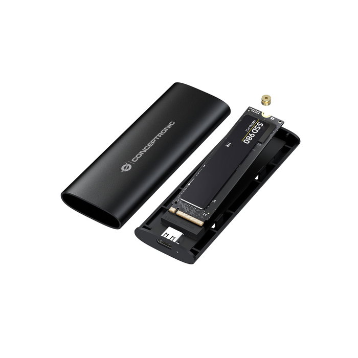 Conceptronic DANTE04B Carcasa Externa para SSD M.2 SATA/NVMe USB-C Conceptronic DANTE04B Carcasa Externa para SSD M.2 SATA/NVMe USB-C