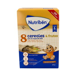 Nutriben 8 Cereales Miel 4 Frutas 600Gr