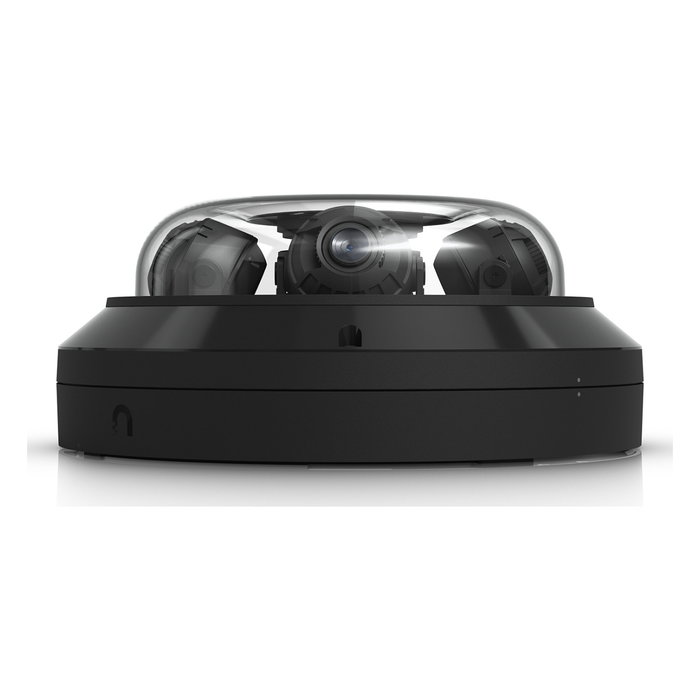 Ubiquiti Cámara de Seguridad IP AI Multi Sensor 4 UVC-AI-MS-4-B, 360º, 32MP, 4 Lentes, Interior/Exterior, PoE, IP66, Lente Fija