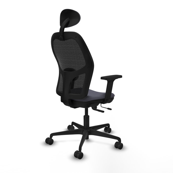 PIQUERAS Y CRESPO Silla de oficina Jorquera Gris oscuro/Negro