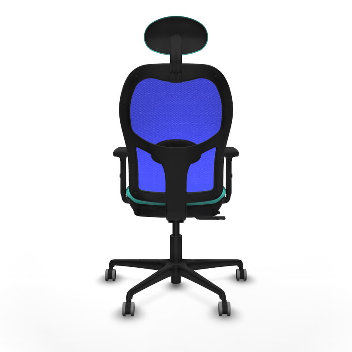 PIQUERAS Y CRESPO Silla de oficina Jorquera con mecanismo Sincro/Traslack, Turquesa y Azul PIQUERAS Y CRESPO Silla de oficina Jorquera con mecanismo Sincro/Traslack, Turquesa y Azul