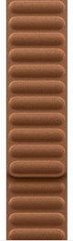 Apple MGDF4ZM/A Correa para Apple Watch 44/45/46/49 mm, eslabones magnéticos S/M color Caramelo, band de poliéstergarmenes