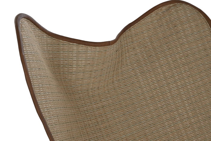 DKD Home Decor Silla Balines 78 x 92 x 74 cm Metal Ratan