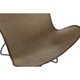 DKD Home Decor Silla de Metal y Ratán 74x78x92