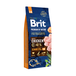 Brit Pienso Perros Senior S/M 15kg Pollo Avena Manzana