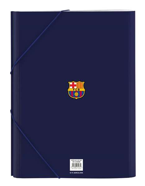 Carpeta de anillas F.C. Barcelona Azul Granate A4 26 x 33.5 x 4 cm