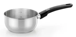 Monix Cazo M243816 Elite Ø16cm 1L Acero Inoxidable Fondo Aluminio 4.5mm para Inducción