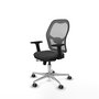 PIQUERAS Y CRESPO Silla de oficina Jorquera Gris con mecanismo Sincro/Traslack