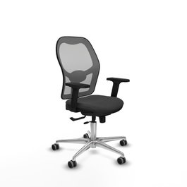 PIQUERAS Y CRESPO Silla de oficina Jorquera Gris con mecanismo Sincro/Traslack