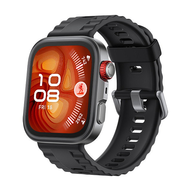 HUAWEI TECHNOLOGIES Huawei Watch Fit 4 Pro - Reloj Inteligente, Pantalla AMOLED 1.82", 10 días batería, GPS, 5 ATM, Negro con correa de Fluoroelastómero HUAWEI TECHNOLOGIES Huawei Watch Fit 4 Pro - Reloj Inteligente, Pantalla AMOLED 1.82", 10 días batería, GPS, 5 ATM, Negro con correa de Fluoroelastómero