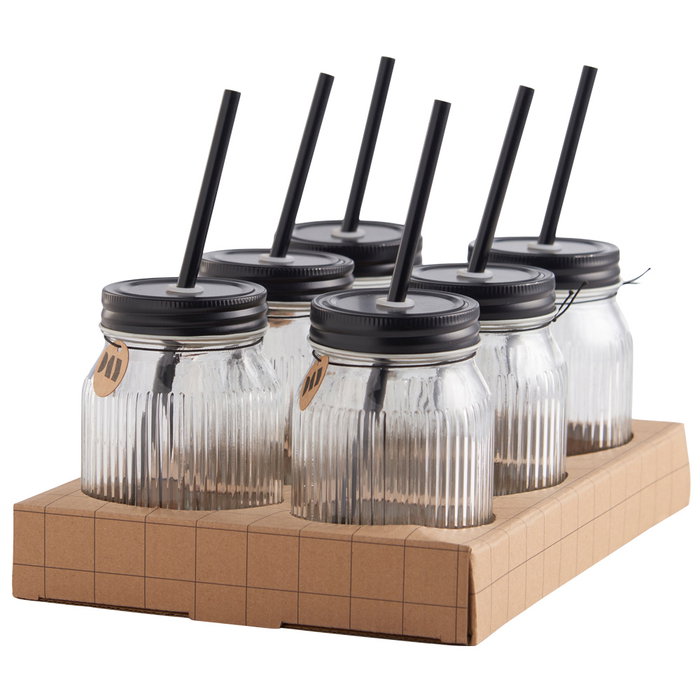 Day Vaso 450 Ml Con Tapa Y Pajita