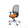 PIQUERAS Y CRESPO Silla de oficina Cilanco Naranja y Gris