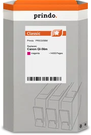 Prindo Cartucho de tinta magenta PRICGI56M Classic 135ml