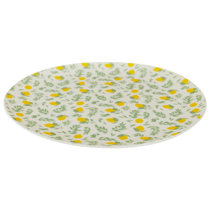 Home Deco Factory Plato Llano Polipropileno Bain De Soleil Diámetro 26 cm