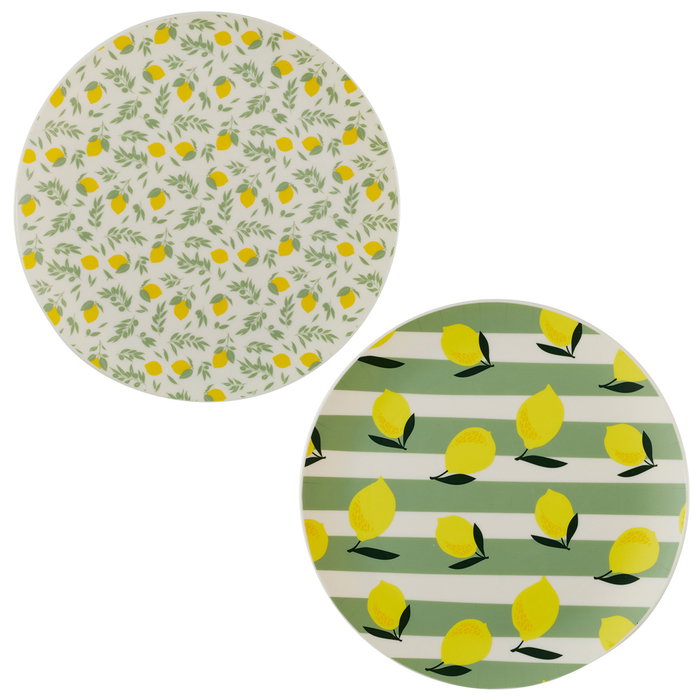 Home Deco Factory Plato Llano Polipropileno Bain De Soleil Diámetro 26 cm