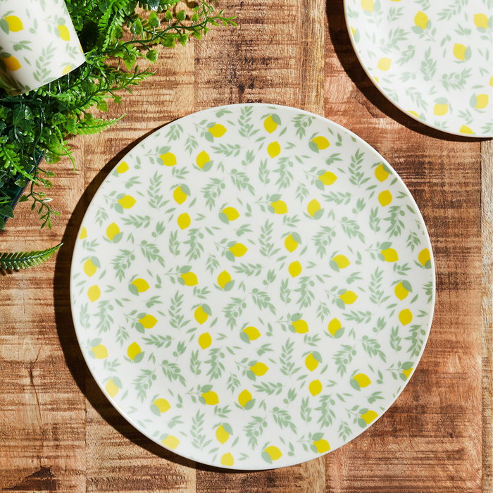 Home Deco Factory Plato Llano Polipropileno Bain De Soleil Diámetro 26 cm