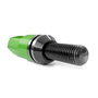 Omp Juego de 20 Tornillos con Protector de Aluminio M12x1.5 Verde