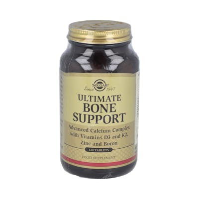 SOLGAR Ultimate Bone Support 120 Comp. Calcio, Magnesio, Vitamina D3, K2 para Huesos Fuertes SOLGAR Ultimate Bone Support 120 Comp. Calcio, Magnesio, Vitamina D3, K2 para Huesos Fuertes