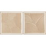 DKD Home Decor Set de 2 Cuadros Modernos de Lienzo y Cuerda 100x3,8x100 cm