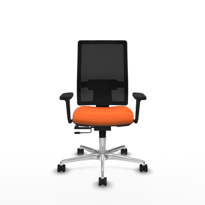 PIQUERAS Y CRESPO Silla de oficina Horna Naranja y Negro