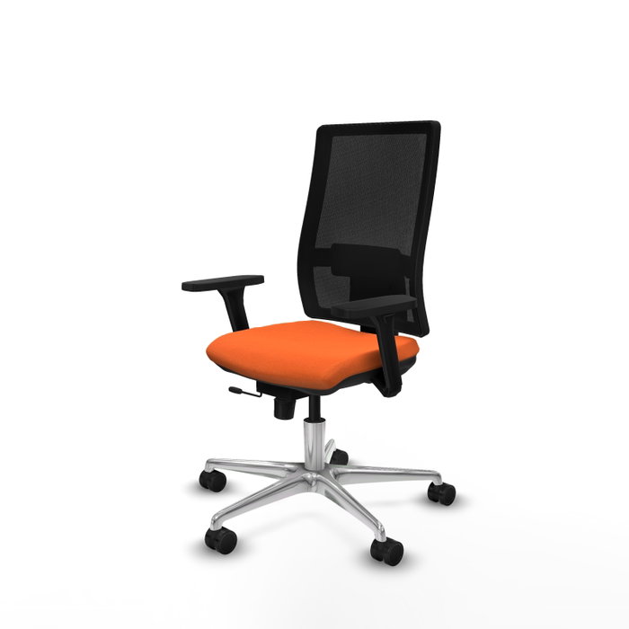PIQUERAS Y CRESPO Silla de oficina Horna Naranja y Negro