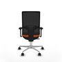 PIQUERAS Y CRESPO Silla de oficina Horna Naranja y Negro