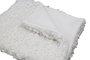 DKD Home Decor Boucle 2c24 Manta para Sofá Crudo 170 x 130 cm (2 Unidades)
