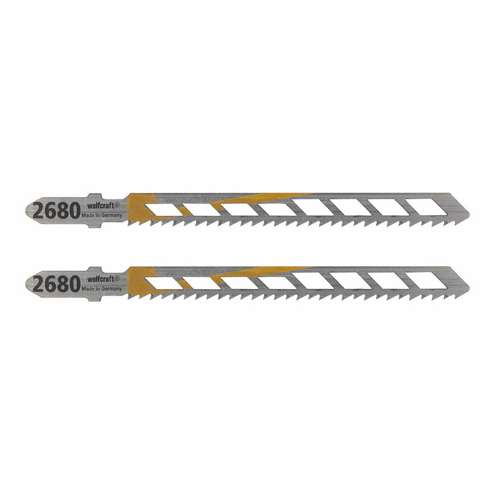 Wolfcraft Hoja de sierra de calar HCS 100 mm, vástago en T, madera corte fino, 2 uds Wolfcraft Hoja de sierra de calar HCS 100 mm, vástago en T, madera corte fino, 2 uds