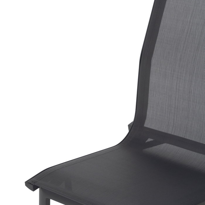 Silla Apilable Aluminio-Textileno 49 X 62 X 90 cm (Set de 2)