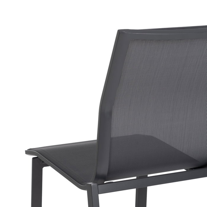 Silla Apilable Aluminio-Textileno 49 X 62 X 90 cm (Set de 2)