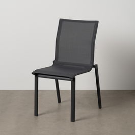 Silla Apilable Aluminio-Textileno 49 X 62 X 90 cm (Set de 2)