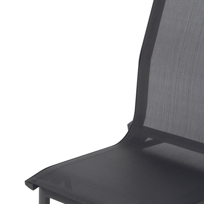 Silla Apilable Aluminio-Textileno 49 X 62 X 90 cm