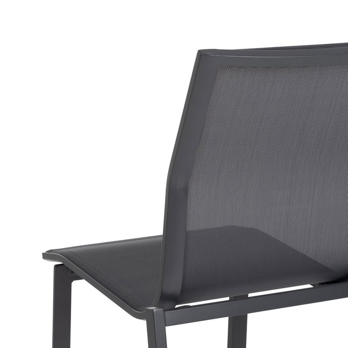 Silla Apilable Aluminio-Textileno 49 X 62 X 90 cm