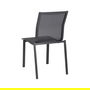 Silla Apilable Aluminio-Textileno 49 X 62 X 90 cm