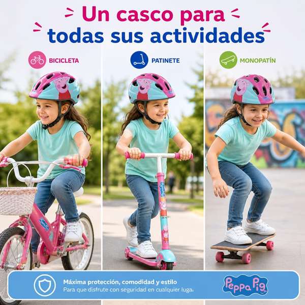 Toimsa Casco Peppa Pig 52-56 cm