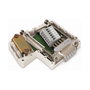 WAGO 750-963 Conector de bus de campo CANopen con toma D-Sub de 9 polos, Gris claro