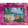 Schmidt Spiele Puzzle 1000 Piezas SCH4001504575281 - Disney, Minnie y Mickey en Hawaii, para 12+ años