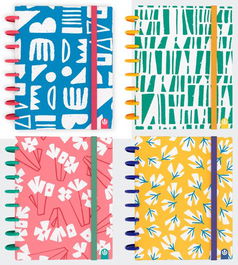 Bloc Carchivo Ingeniox Limited Edition 2 Tapa Pp A4 100H 100G Cuadric.5X5 Surtido (Set de 10)