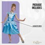 Liragram Disfraz infantil Disney Princesa Cenicienta Classic, Azul, 5-6 Años