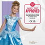 Liragram Disfraz infantil Disney Princesa Cenicienta Classic, Azul, 5-6 Años