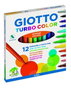Giotto Turbo Color Estuche de 12 Rotuladores Surtidos