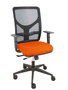 PIQUERAS Y CRESPO Silla de oficina Motilla Naranja oscuro y Negro