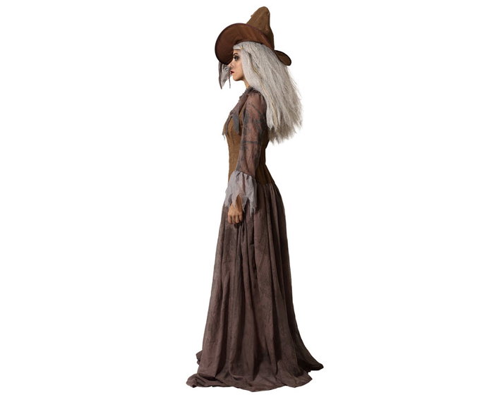 Disfraz Bruja Marrón Adulto M-L para Mujer de Halloween