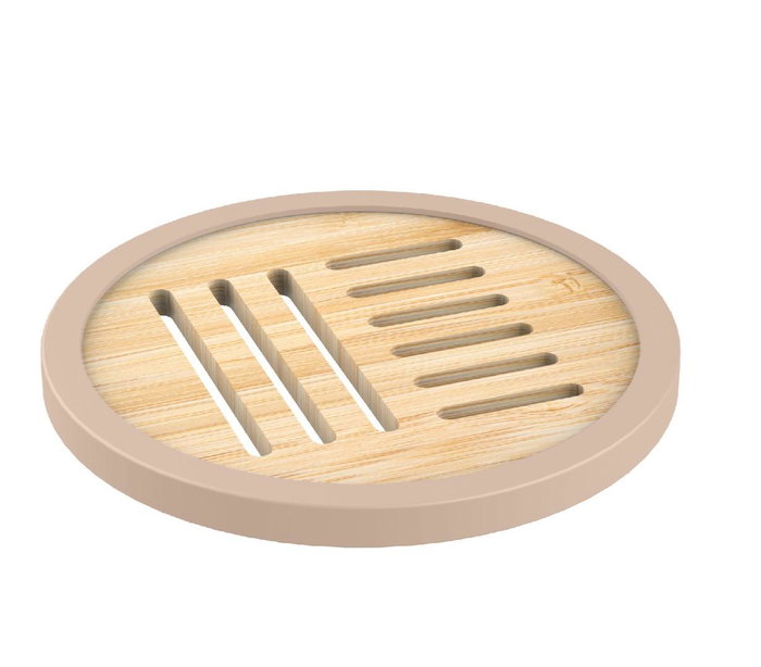 DKD Home Decor Salvamantel Basicos Beige Natural Bambu TPR 17 x 17 x 1 cm (4 Unidades) DKD Home Decor Salvamantel Basicos Beige Natural Bambu TPR 17 x 17 x 1 cm (4 Unidades)