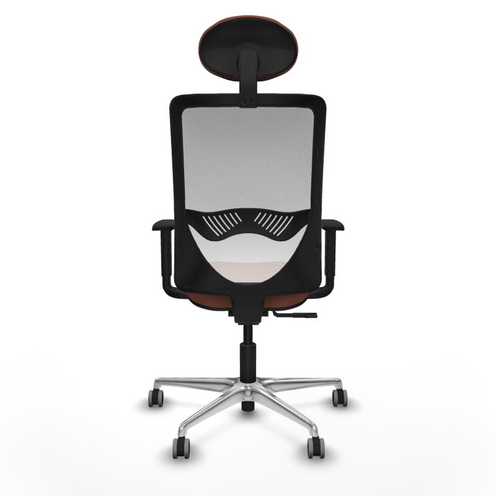 PIQUERAS Y CRESPO Silla de oficina Zulema con Mecanismo Sincro, Marrón y Blanco PIQUERAS Y CRESPO Silla de oficina Zulema con Mecanismo Sincro, Marrón y Blanco