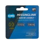 KMC Conector Cadena 10V 5.9mm Enlace Rápido Acero 2 Unidades Blister
